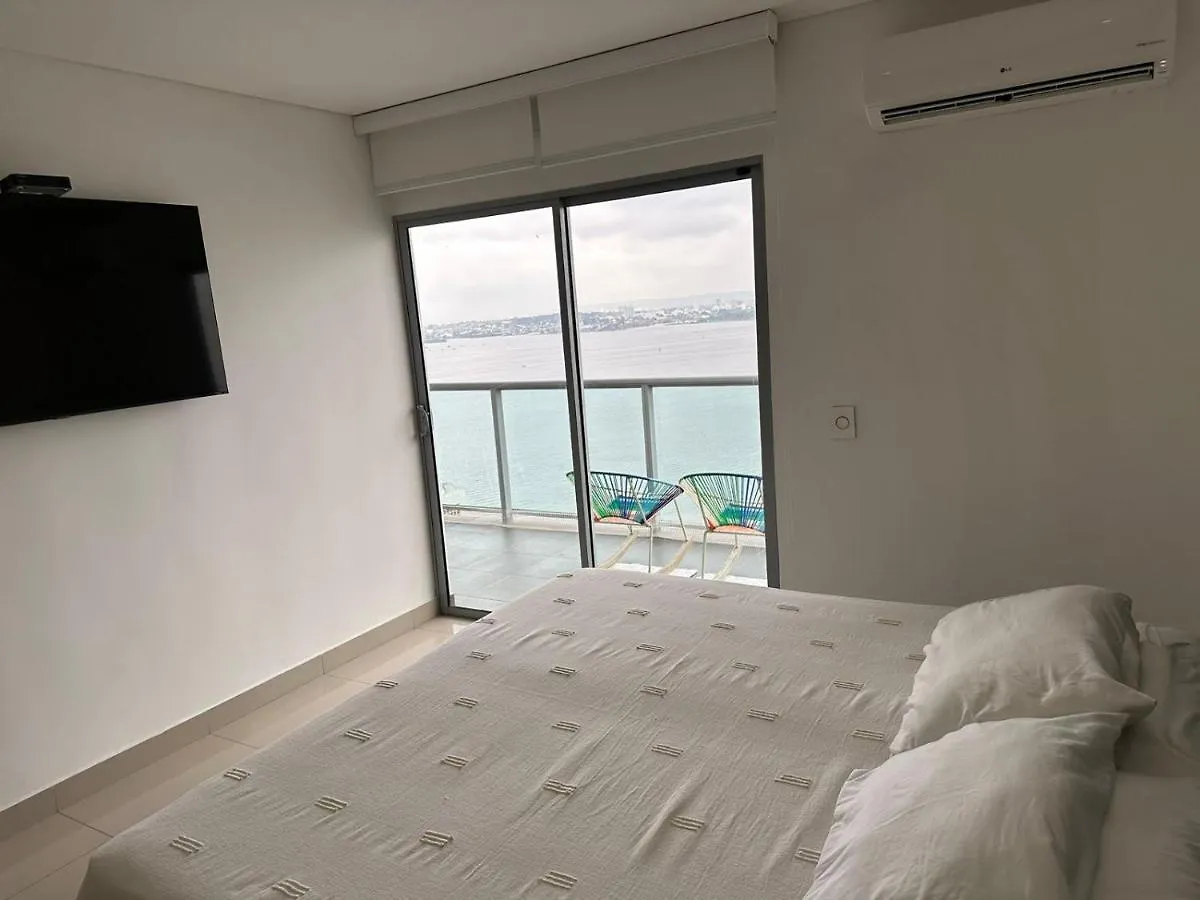 Cartagena - Hermoso Apartamento En Bocagrande Con Vista A La Bahia